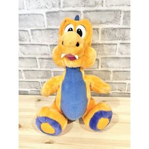 Vintage Good Stuff Orange Baby Dinosaur 18”